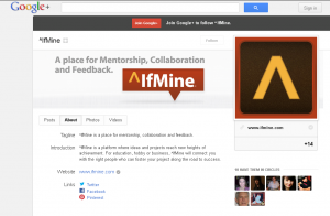 ^IfMine - Google+ Page